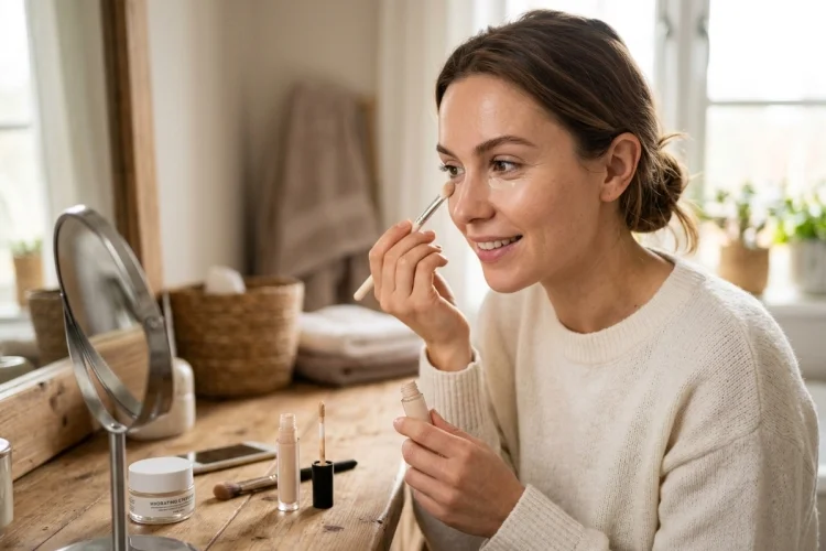 How to Apply Concealer Without Creating Heavy Creases