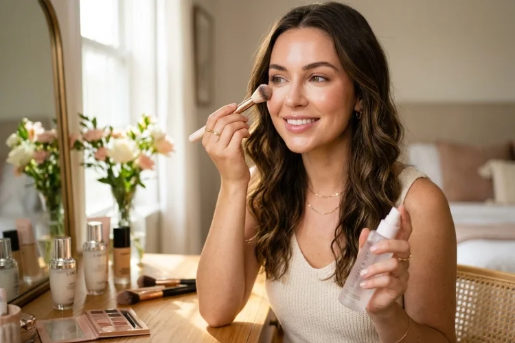 How to Set Your Makeup Without Making Skin Look Dry